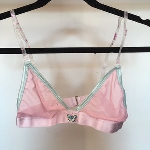🦋Sugar Thrillz Unlined Butterfly Bra (Small)🦋